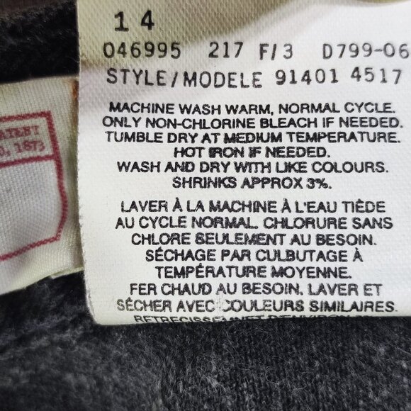 Vintage Signature by Levi Strauss jeans men's size W36/L32 black straight leg - Picture 8 of 14